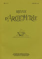 Revue d'Archéométrie n°11-1987